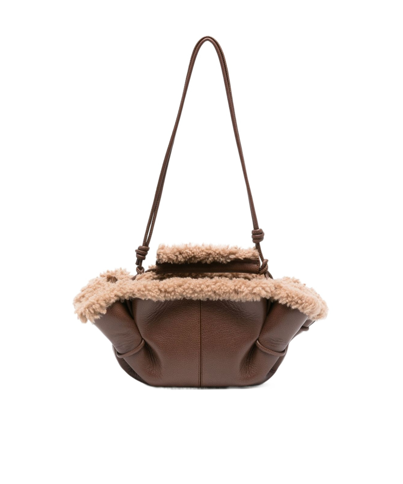 Hereu Handle Shoulder Bag In Green