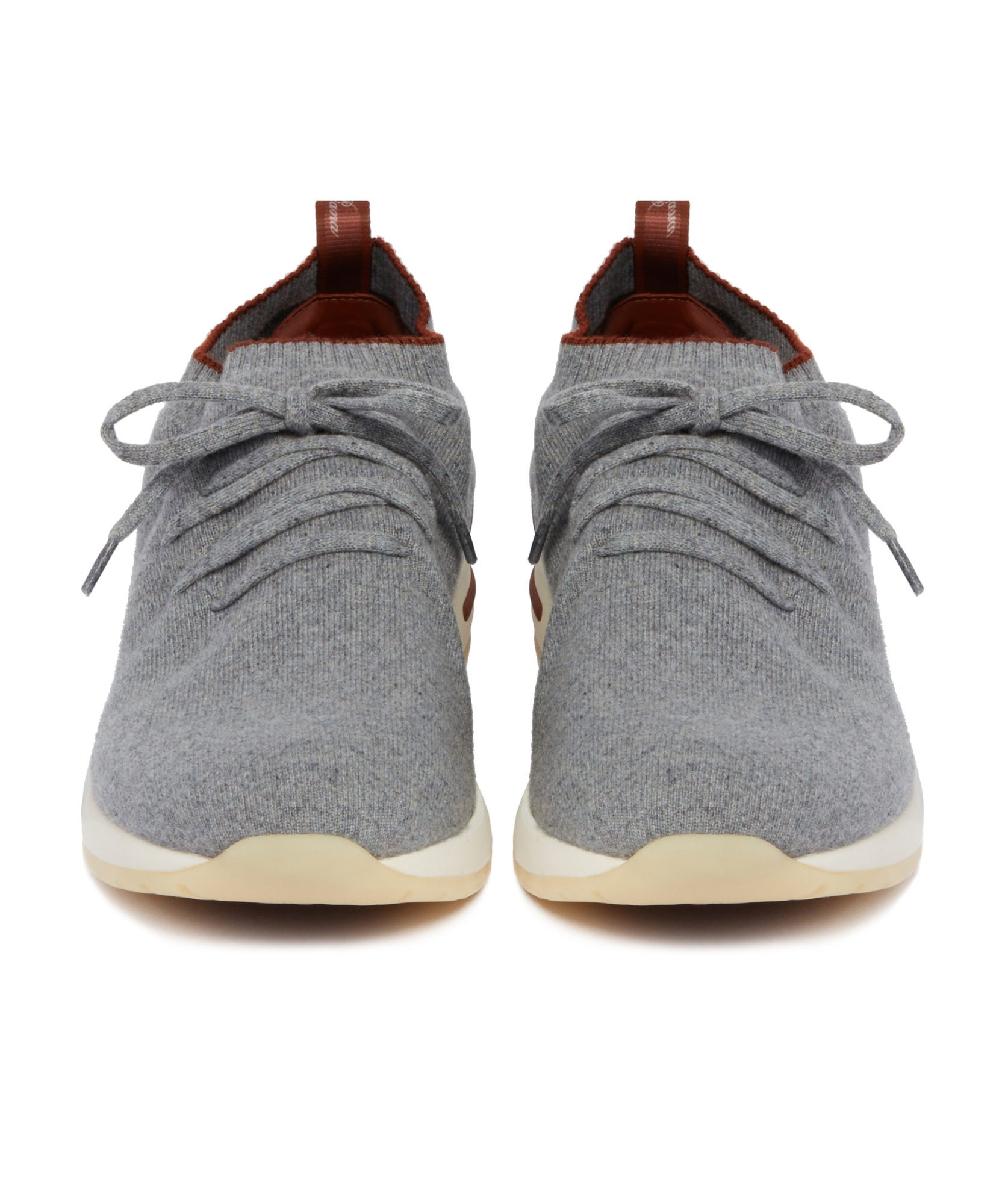 Shop Loro Piana 360 Lp Flexy Lace-up Walk Sneakers In Gray