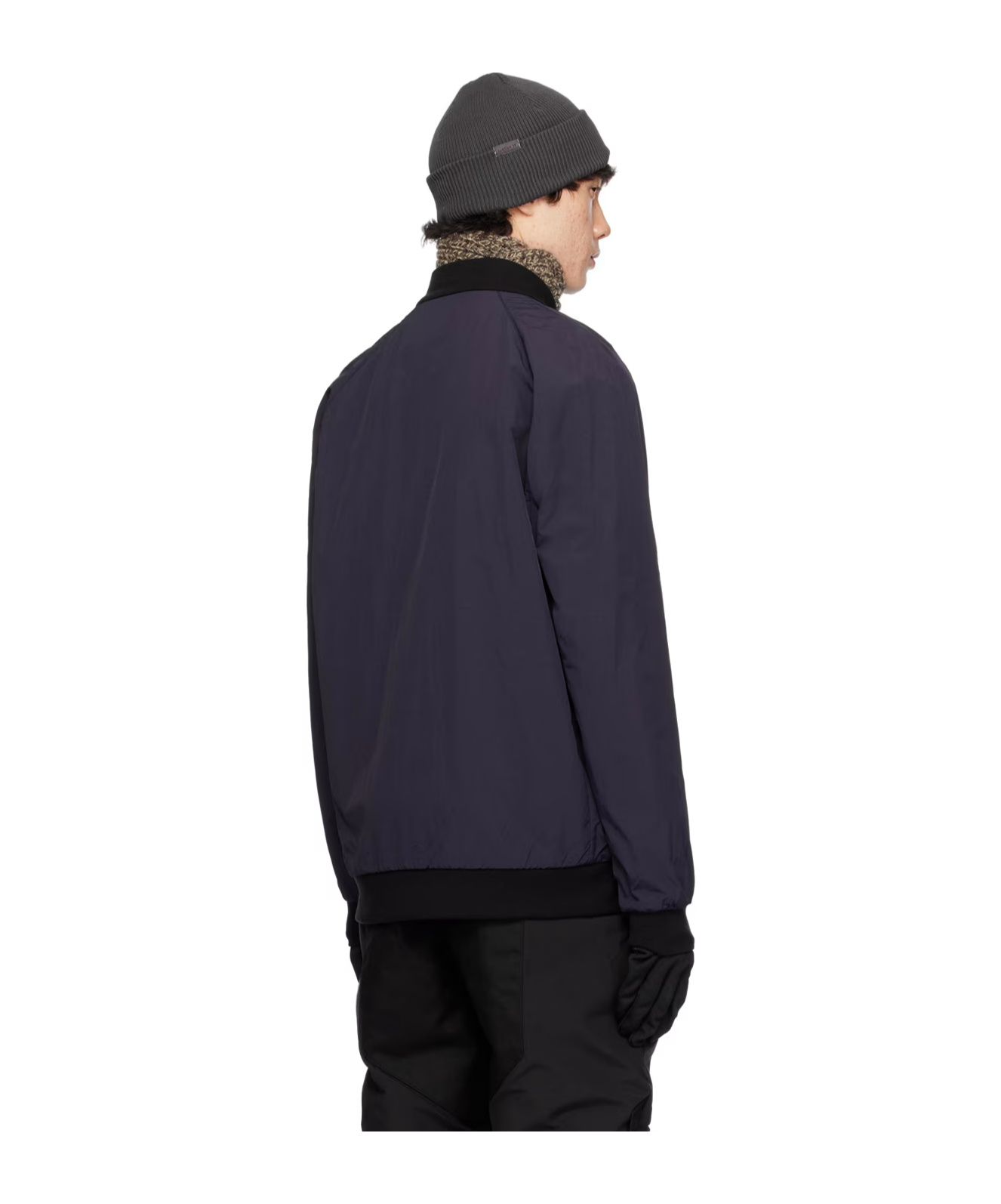 Canada Goose Faber Standing Collar Casual Jacket In Black