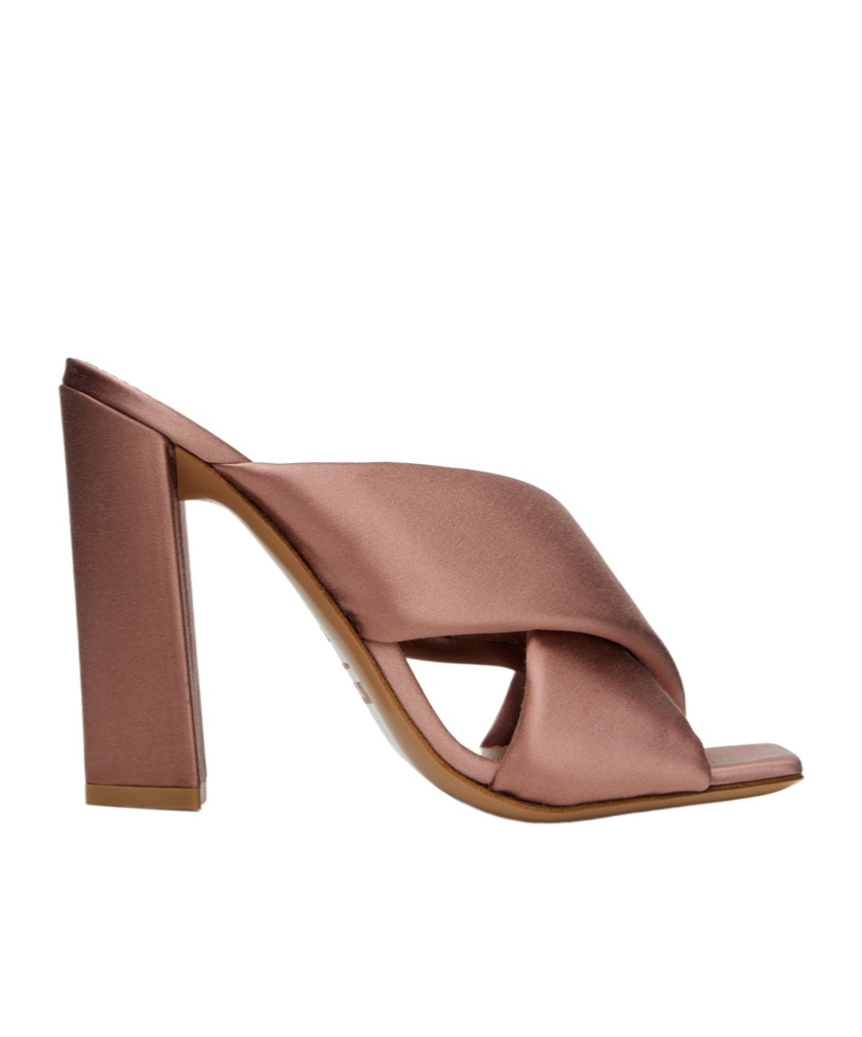 Paris Texas Pink Dafne Heeled Sandals In Brown