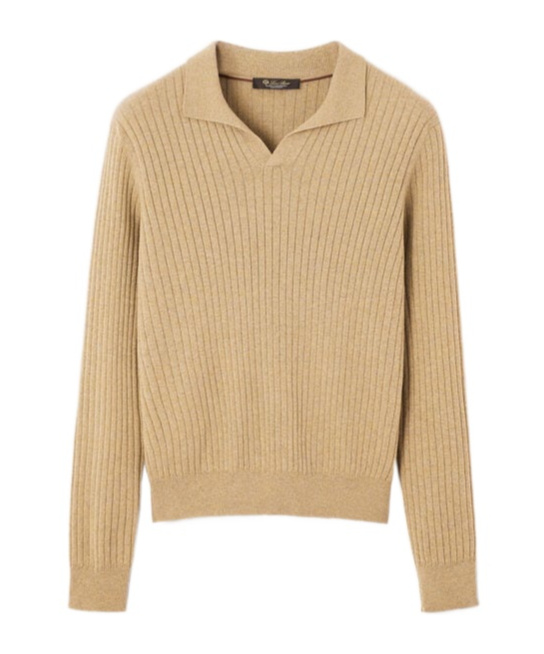 Loro Piana Lexington Polo Shirt In Brown