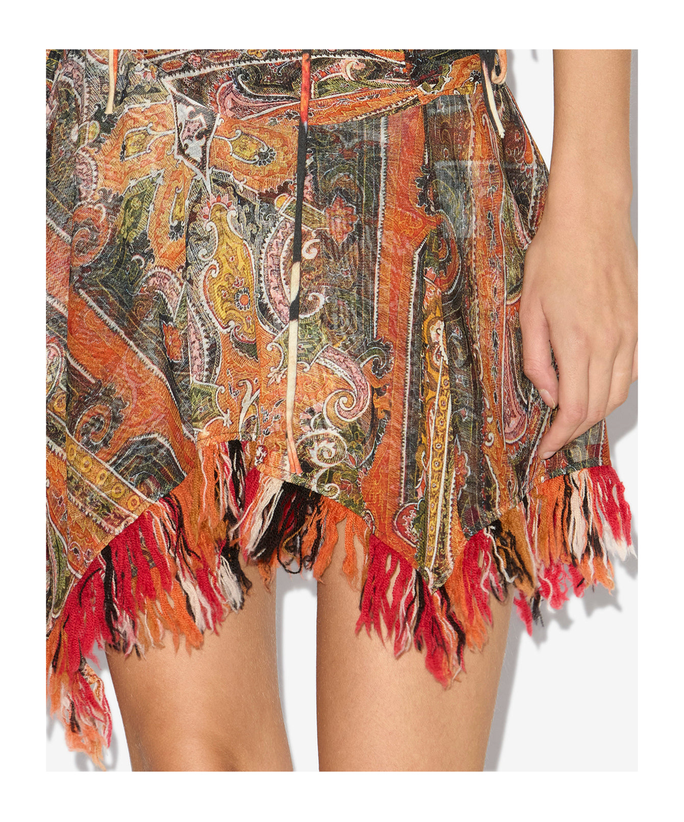 Shop Isabel Marant Dova Skirt In Multicolor