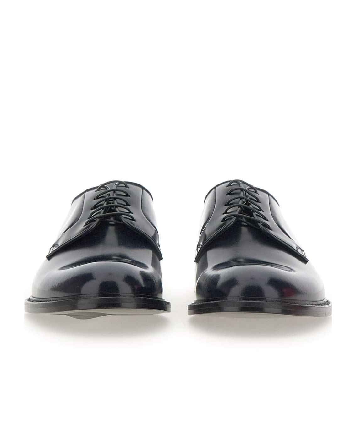 Doucal's Almond-toe Leather Derby Shoes In Black