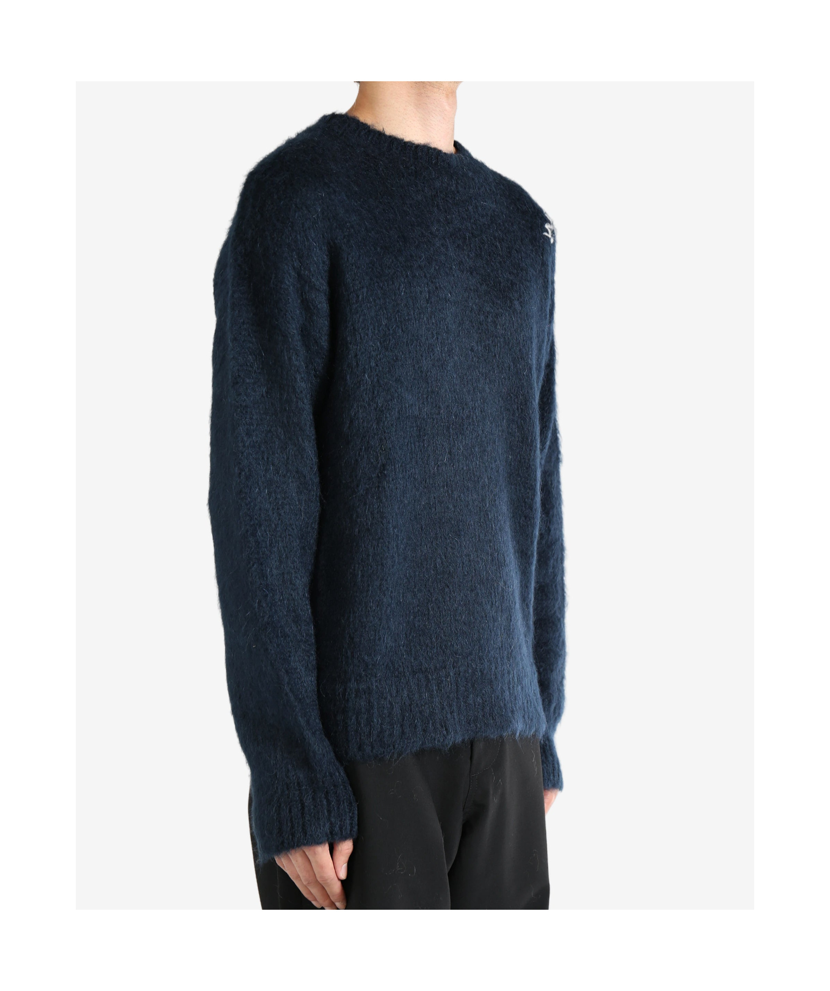 Marni Round Neck Sweater In Black