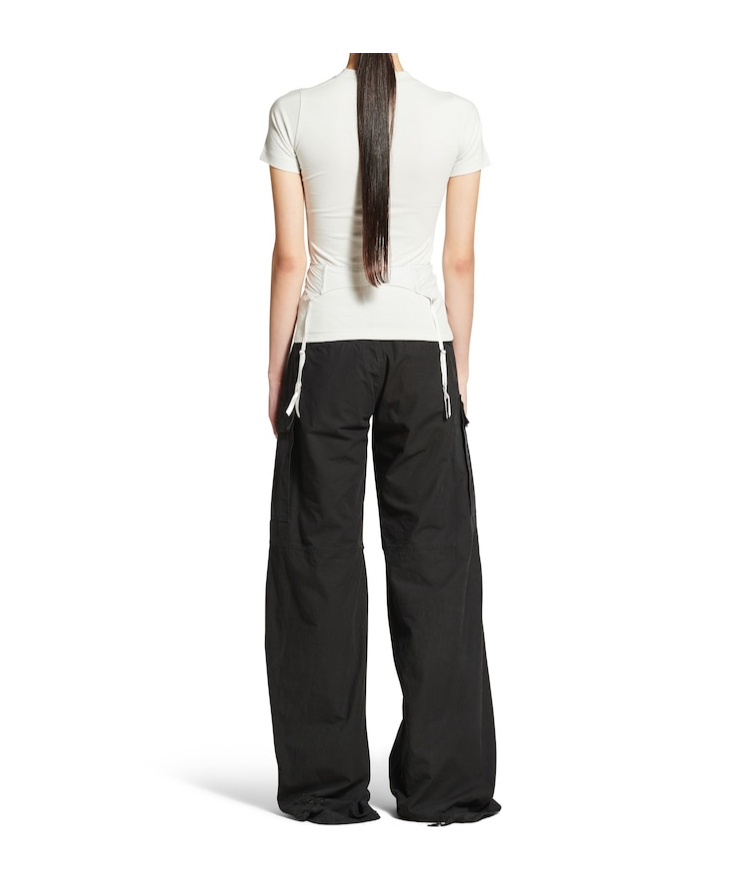 Balenciaga White Lingerie T-shirt In Off White
