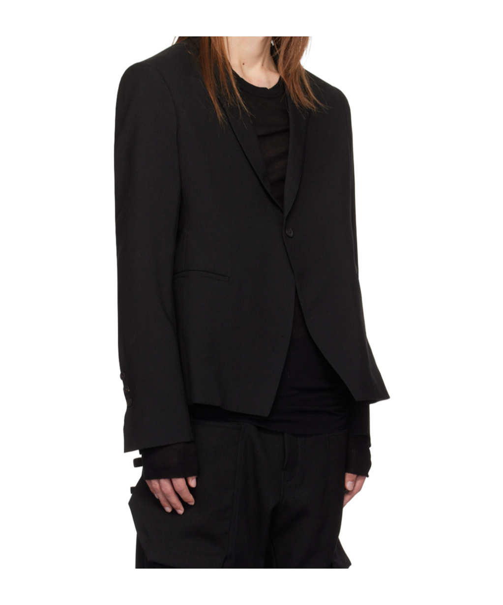 Rick Owens Black Porterville Tatlin Blazer In Black