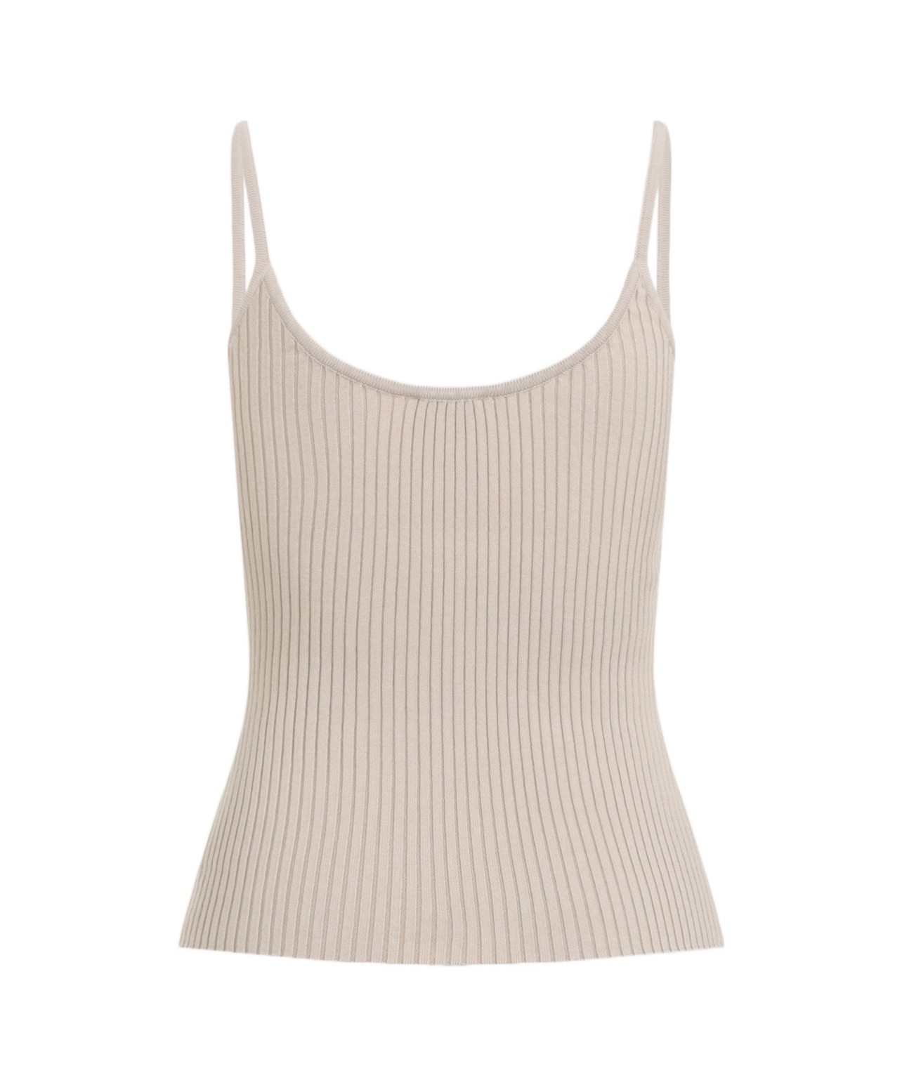 Shop Courrèges Reedition Ribbed Top In Nude