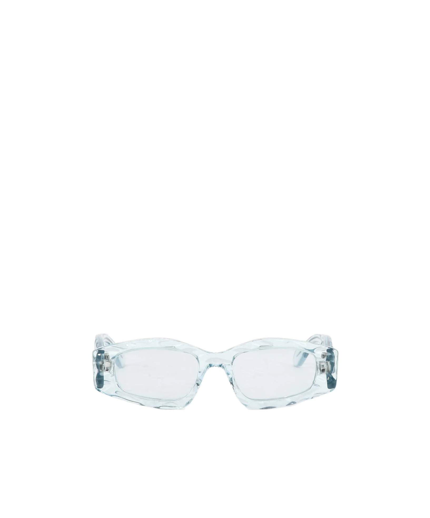Shop Alaïa Geometric Sunglasses In White