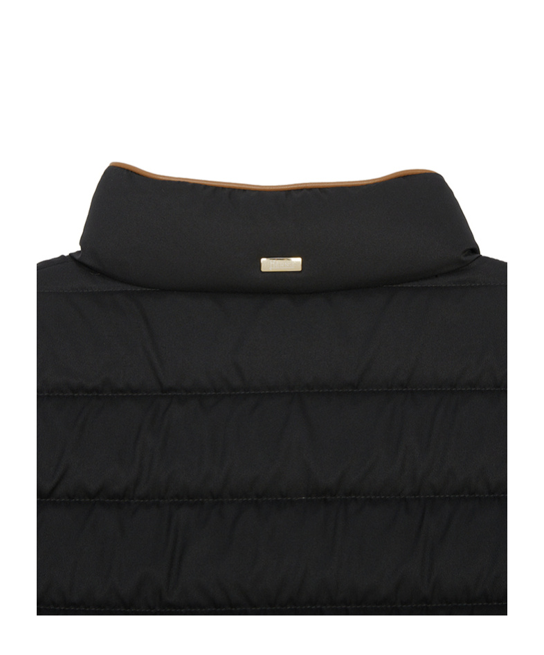 Herno Long-sleeved Down Jacket In Black