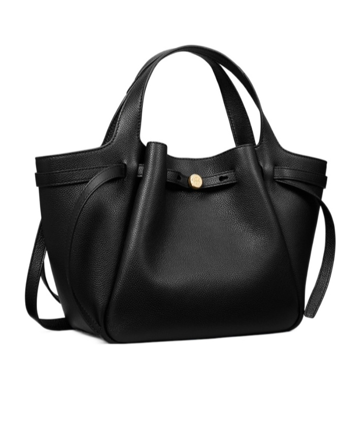 Tory Burch Romy Tote Bag In Black