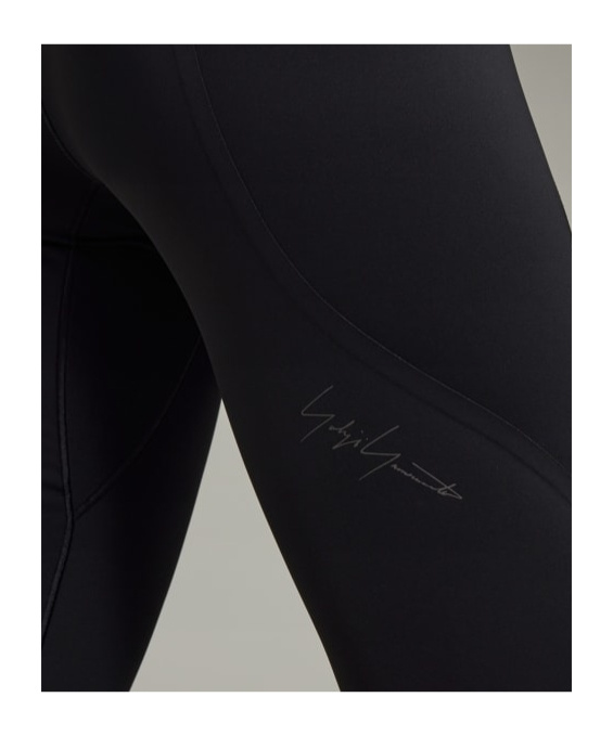 Y-3 Logo-embellished Performance Leggings In Black