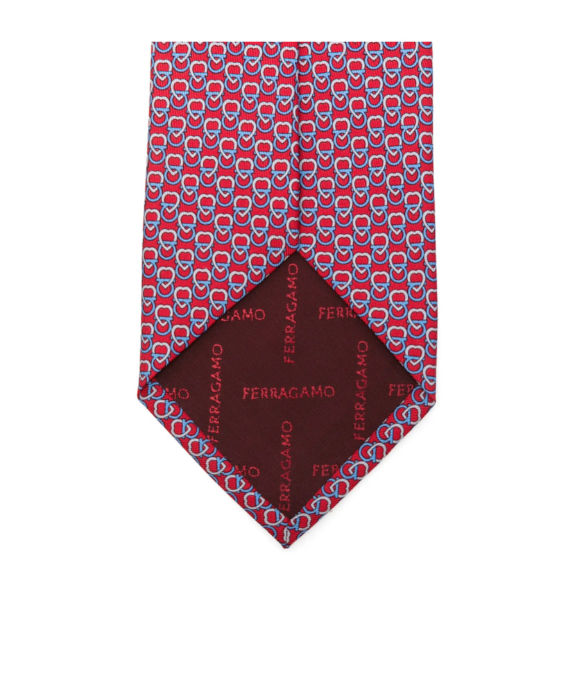 Ferragamo Geometric-print Silk Tie