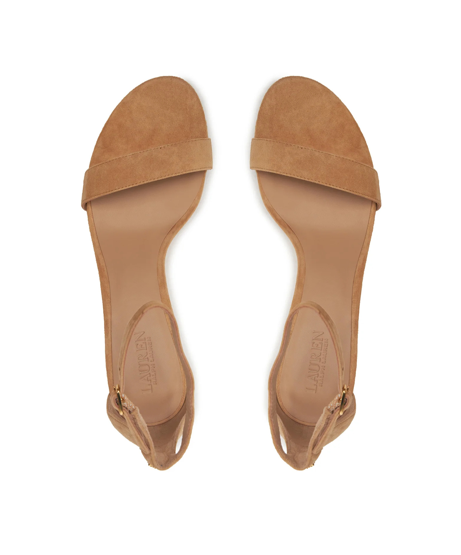 Ralph Lauren Round Toe High Heel Sandals