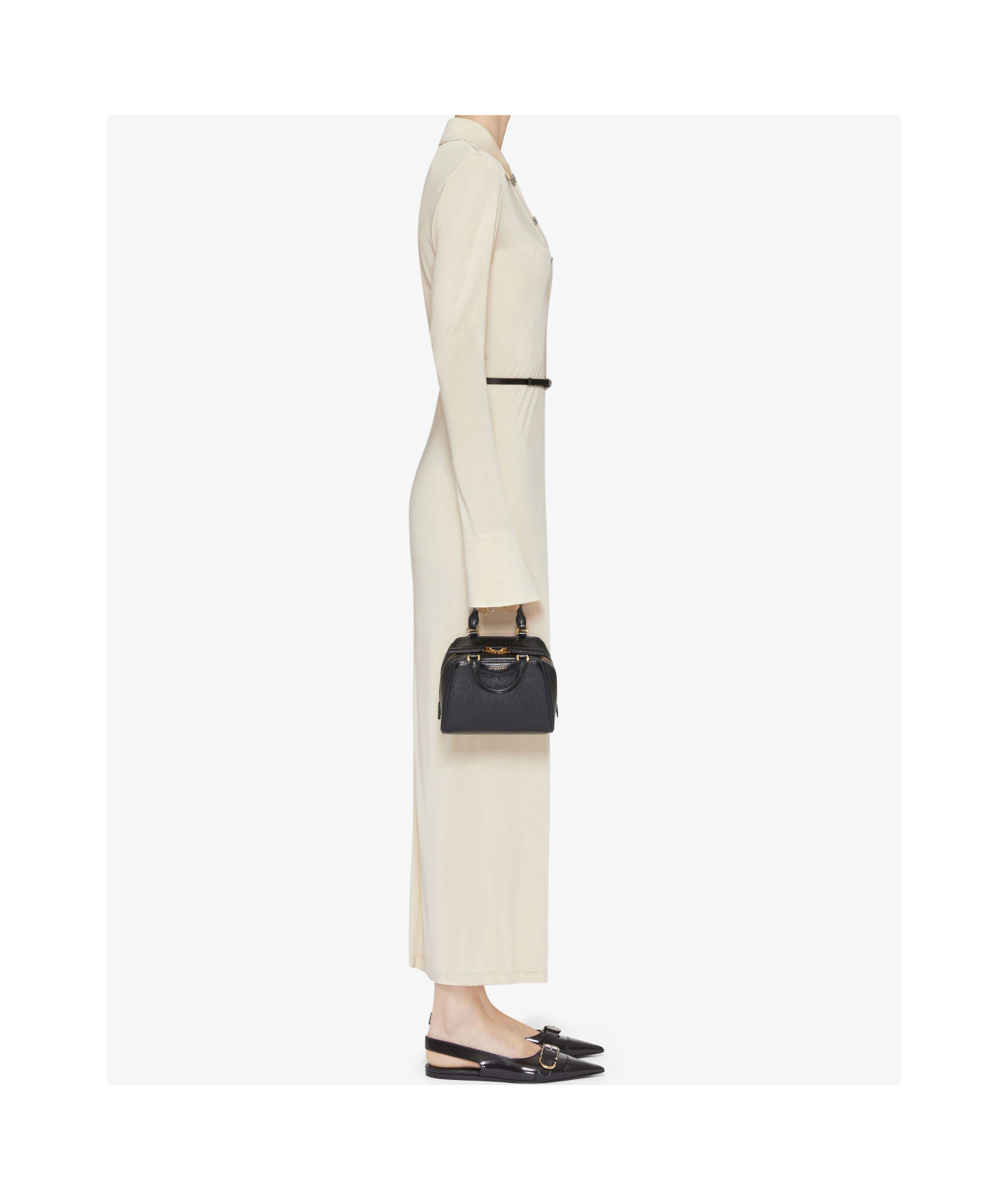 Givenchy Woman Maxi Dress Beige Size 4 Viscose In White