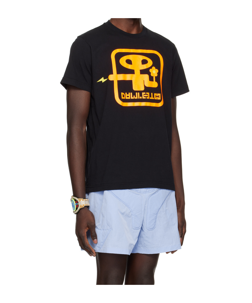 Walter Van Beirendonck Black Dawleetoo T-shirt In Black