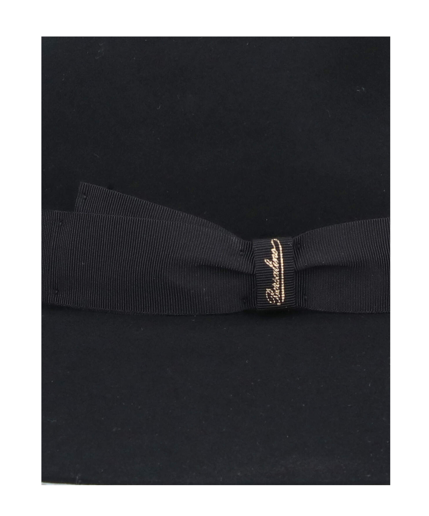 Borsalino Midnight Blue Felt Hat In Black