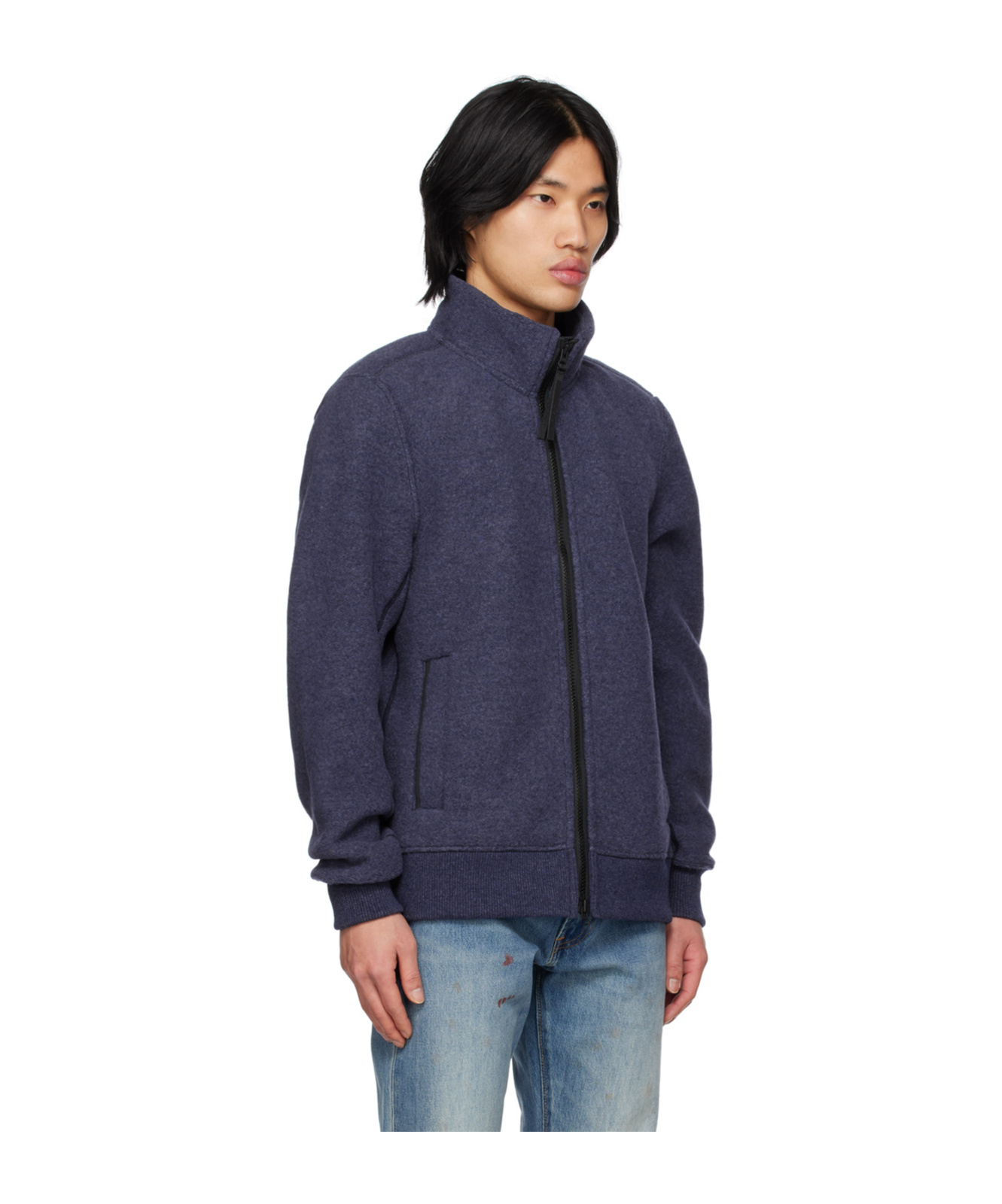 Canada Goose Black Label Series Lawson Zipper Casual Jacket In Black