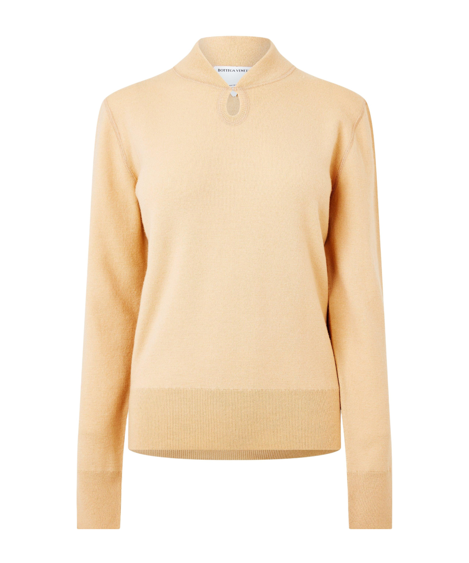 Bottega Veneta Simple Knitted Sweater In Nude