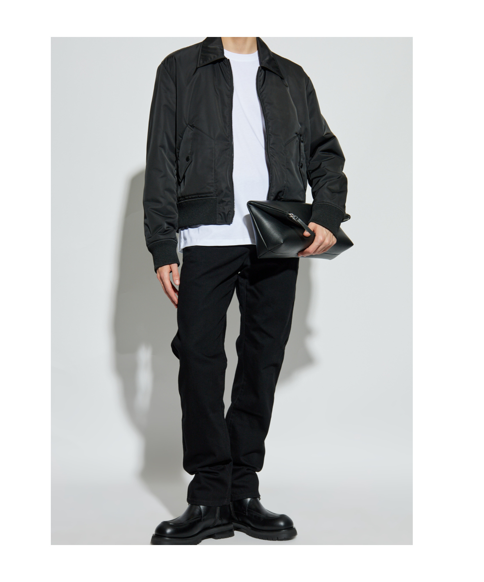 Balmain Long Sleeve Casual Jacket In Black