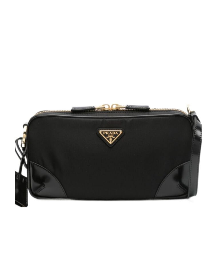 Prada Re-edition 2002 Re-nylon Shoulder Bag In Black