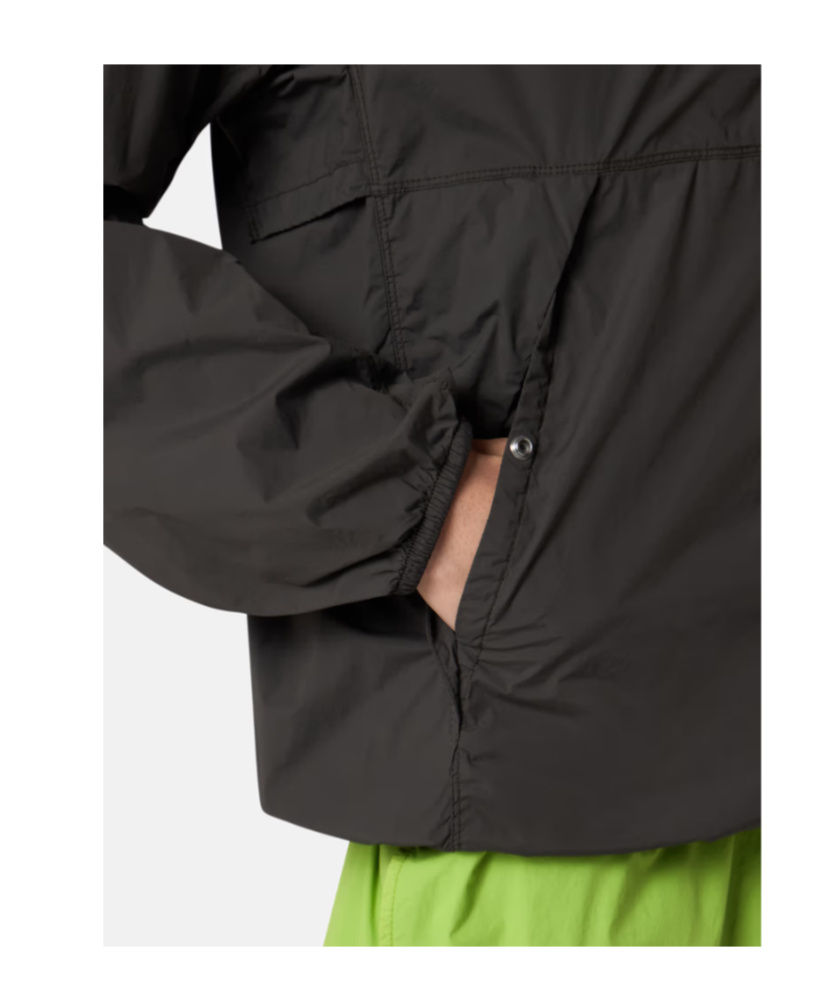 Stone Island Packable Jacket In High Performance Fabri1c In Leaden