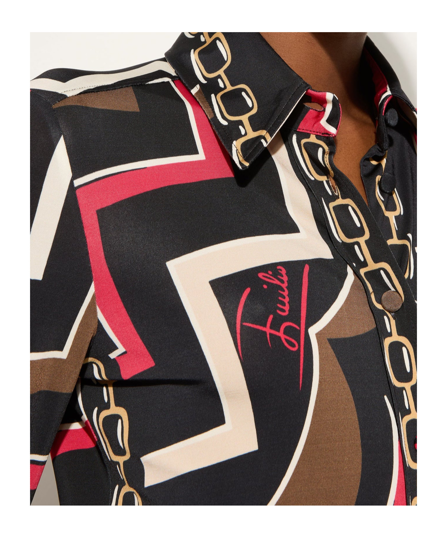 Pucci Istrice-print Shirt In Multi