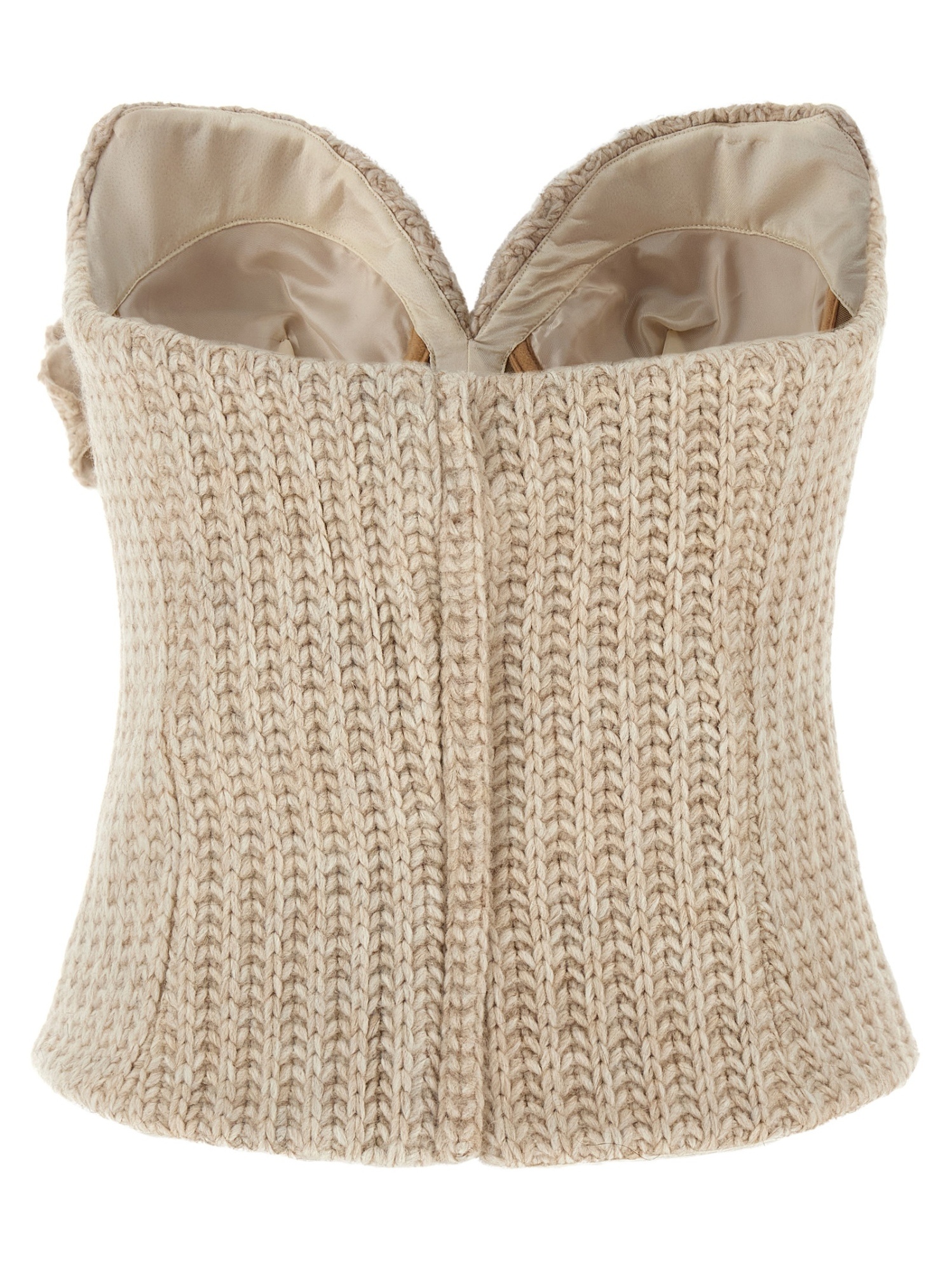 Giuseppe Di Morabito Sleeveless Sweater In Neutral