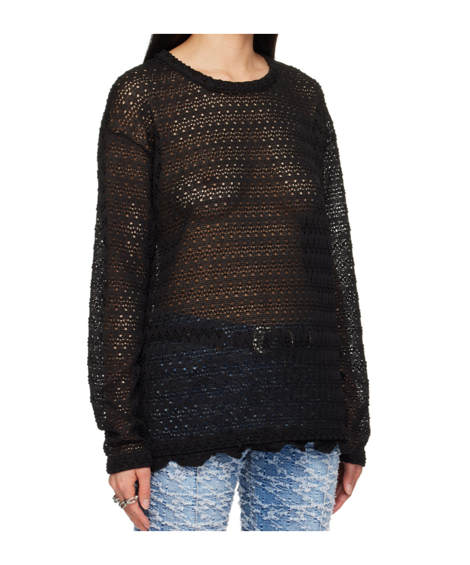 Andersson Bell Flower Garden Sweater In Black