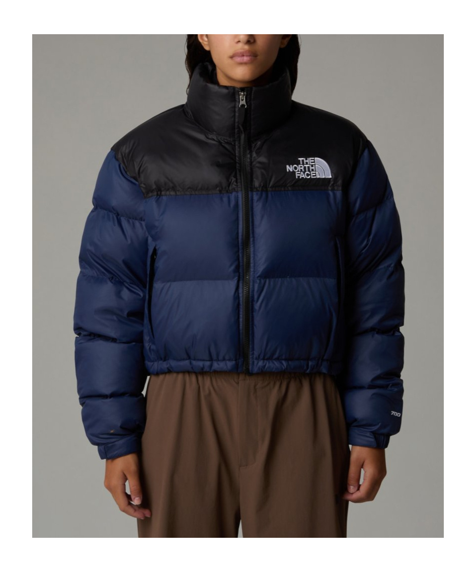 The North Face Nuptse Short Down Jacket In Black