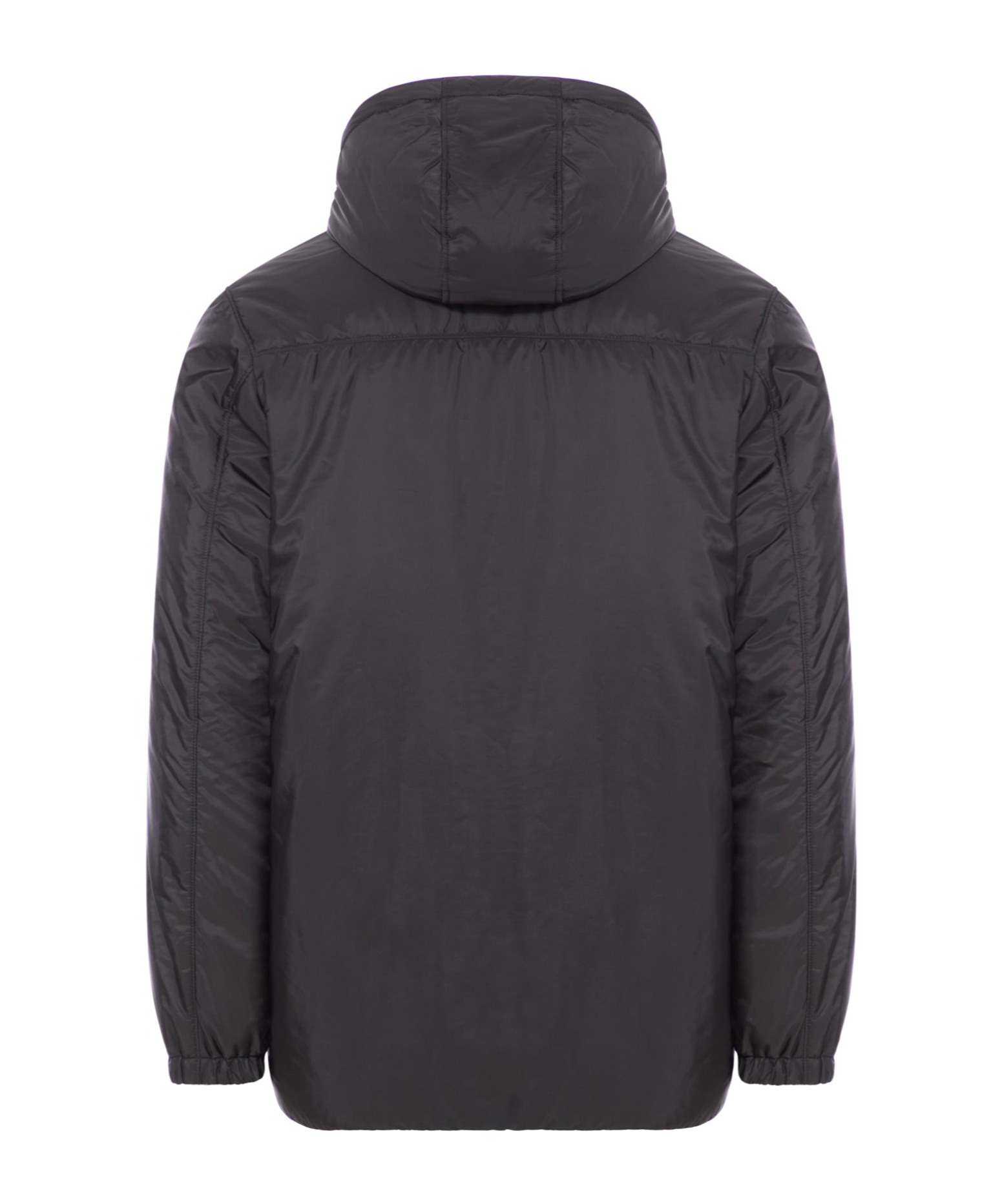 Prada Re-nylon Puffer Jacket In Black