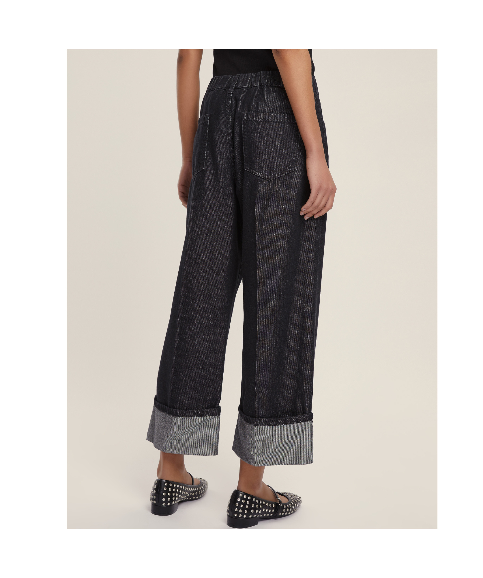 Marella Straight-fit Jeans - Black In Black