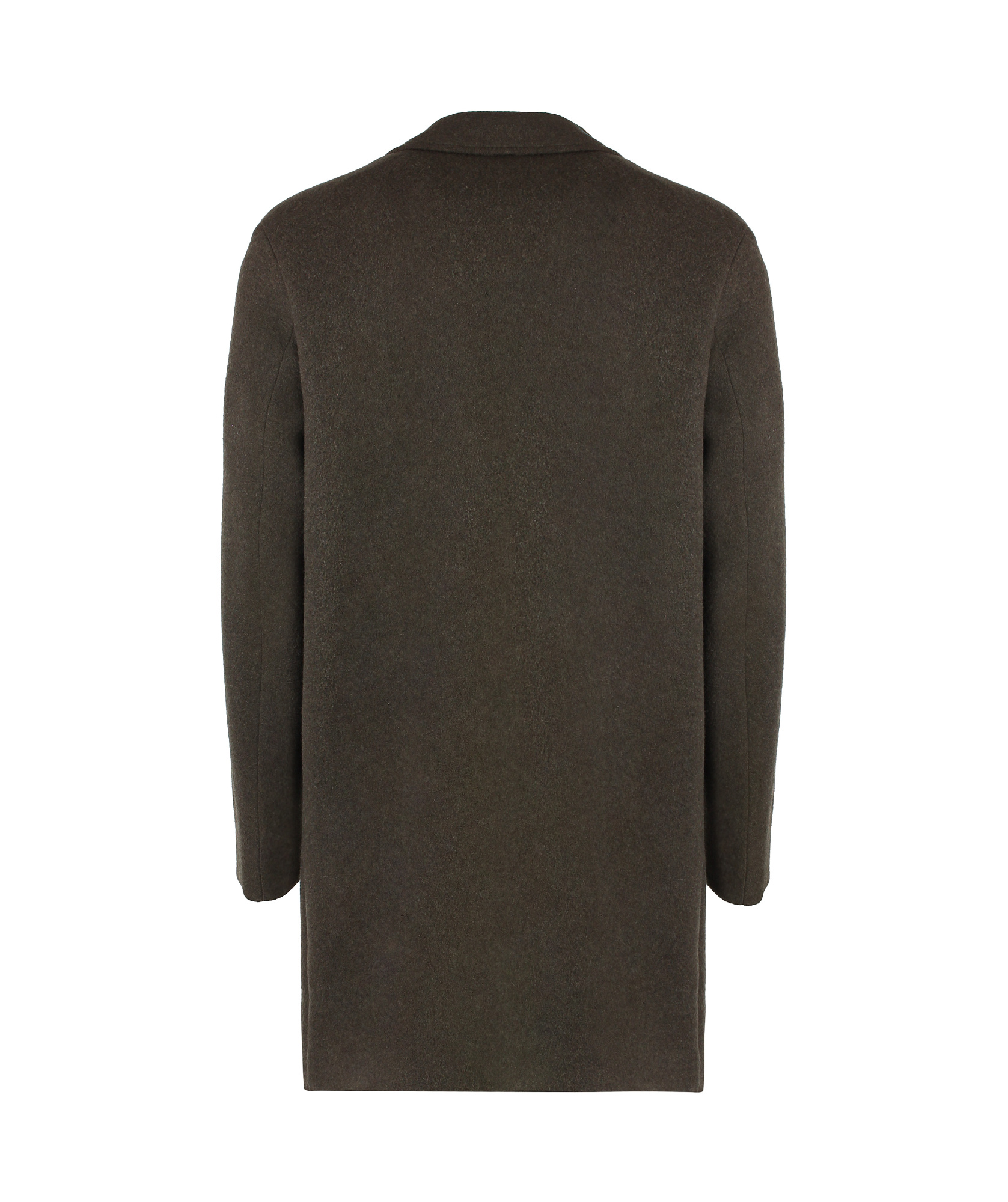 Shop Hugo Boss Fleeced Coat In Black