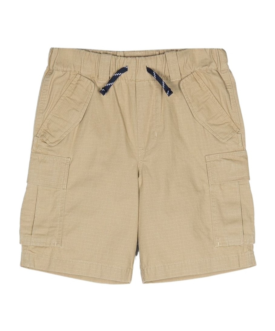 Polo Ralph Lauren Embroidered-logo Cargo-style Shorts In Nude