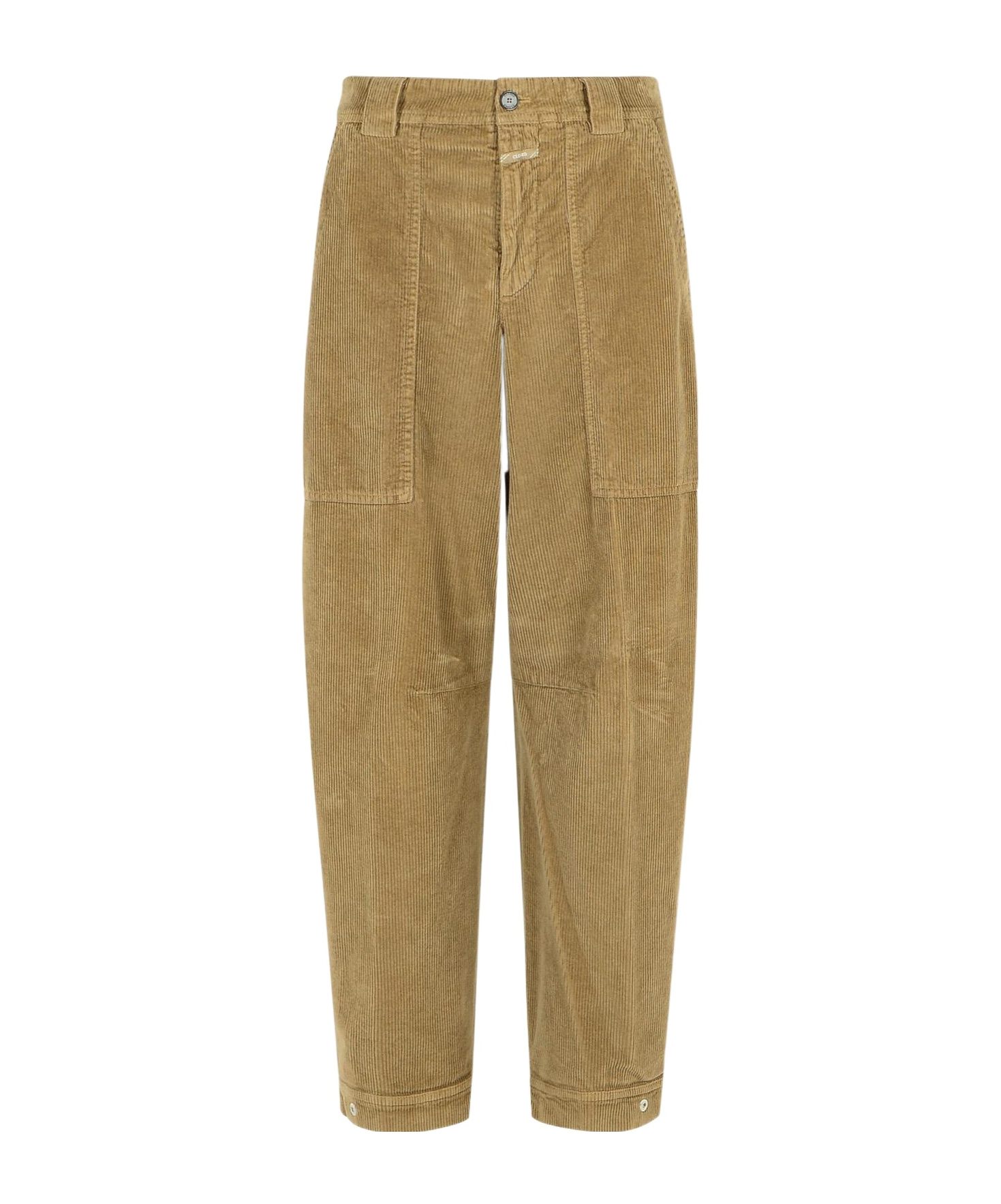 Closed Corduroy Utility Trousers In Brown