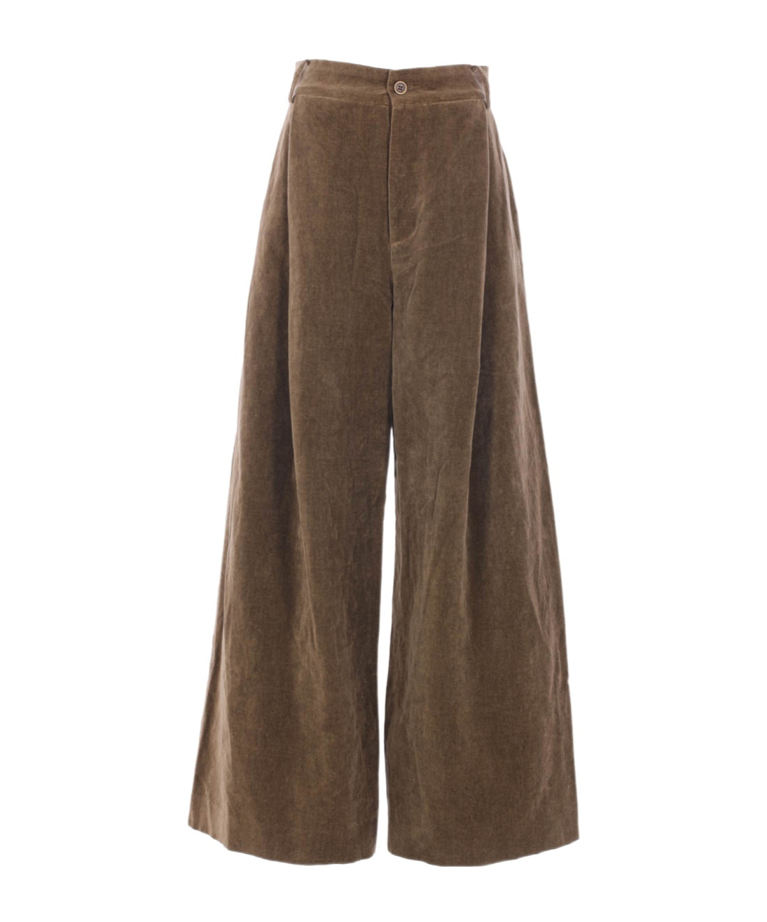 Uma Wang Trousers Straight-leg Button Detail In Brown