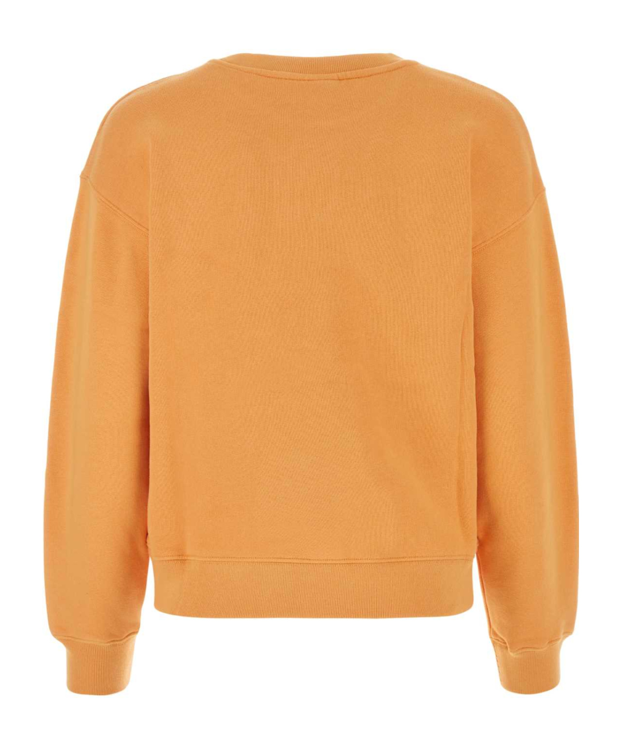 Maison Kitsuné Maison Kitsune Light Orange Cotton Sweatshirt In Orange