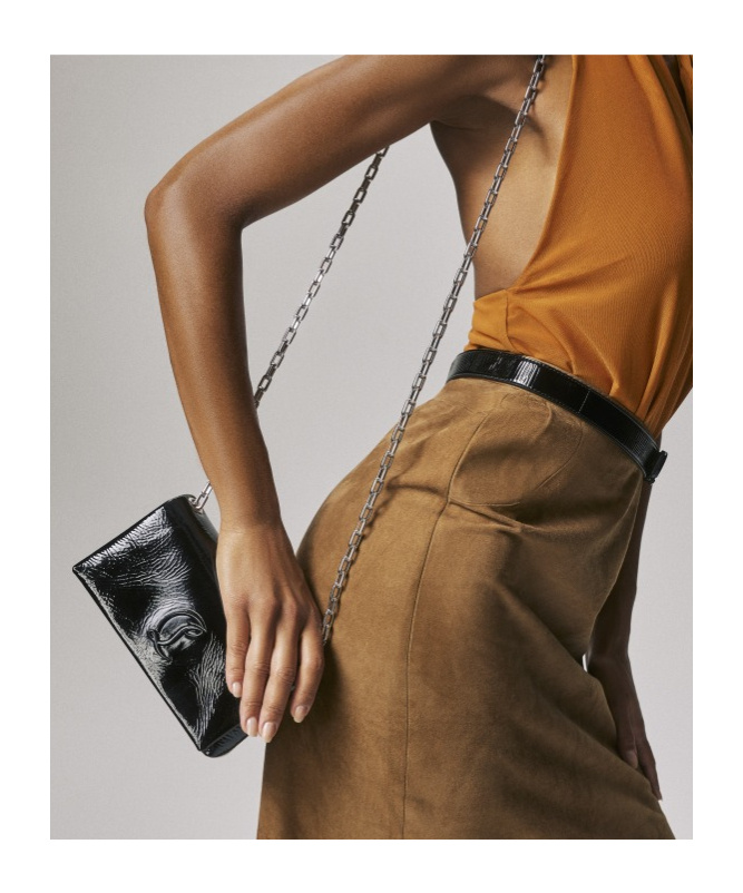 Christian Louboutin Chain Shoulder Bag In Black
