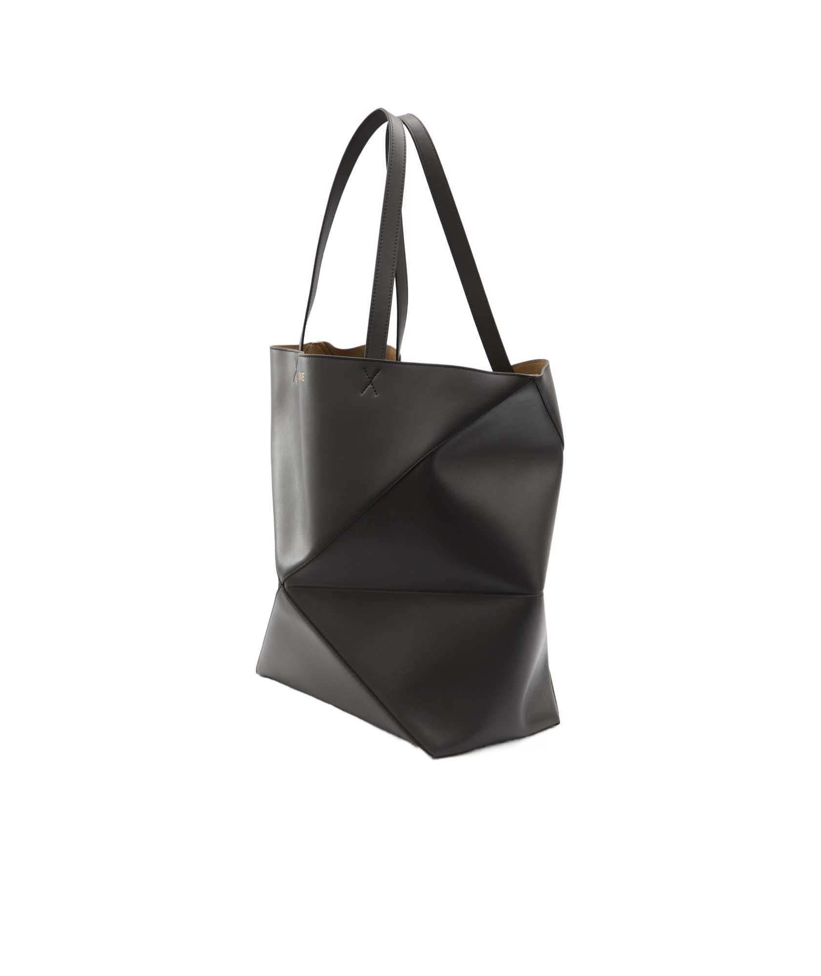 Loewe Puzzle Fold Tote Bag In Black
