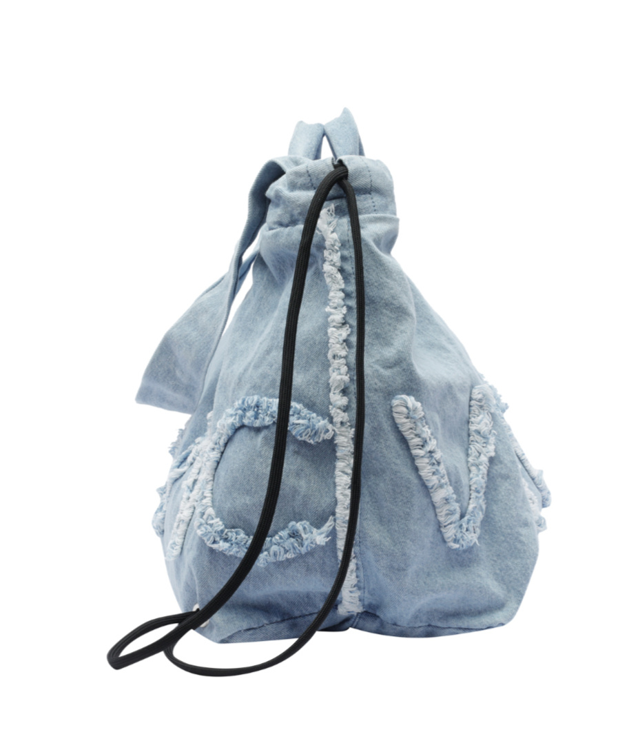 Vic Matie Double Handle Shoulder Bag In Blue