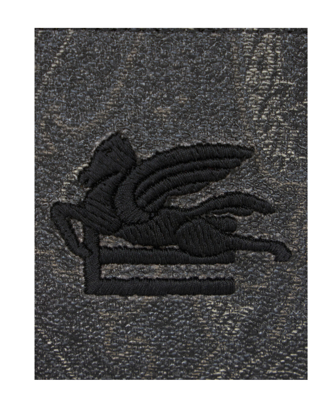 Etro Paisley Coin-pocket Wallet In Black
