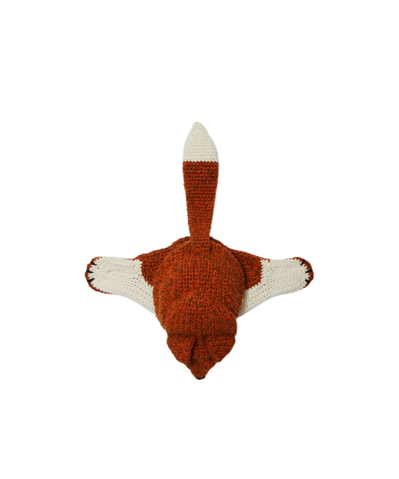 Burberry Fox Chunky-knit Beanie In Brown