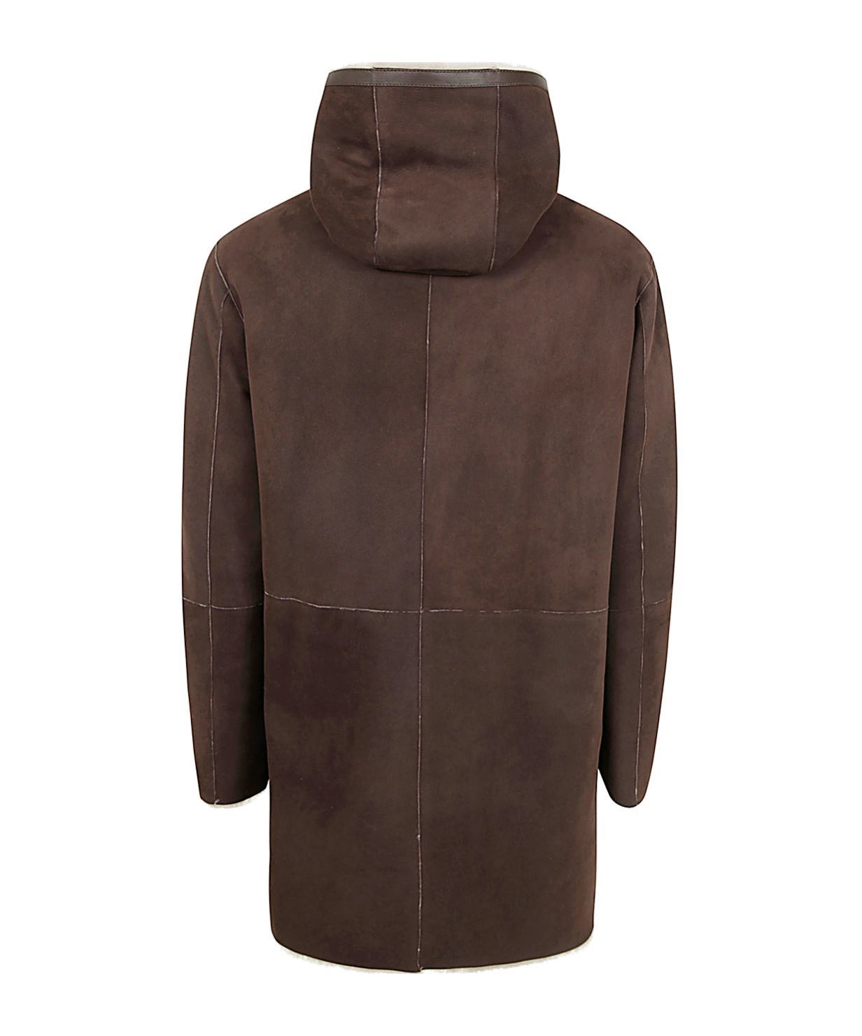 Shop Tagliatore Long-sleeved Coat In Black