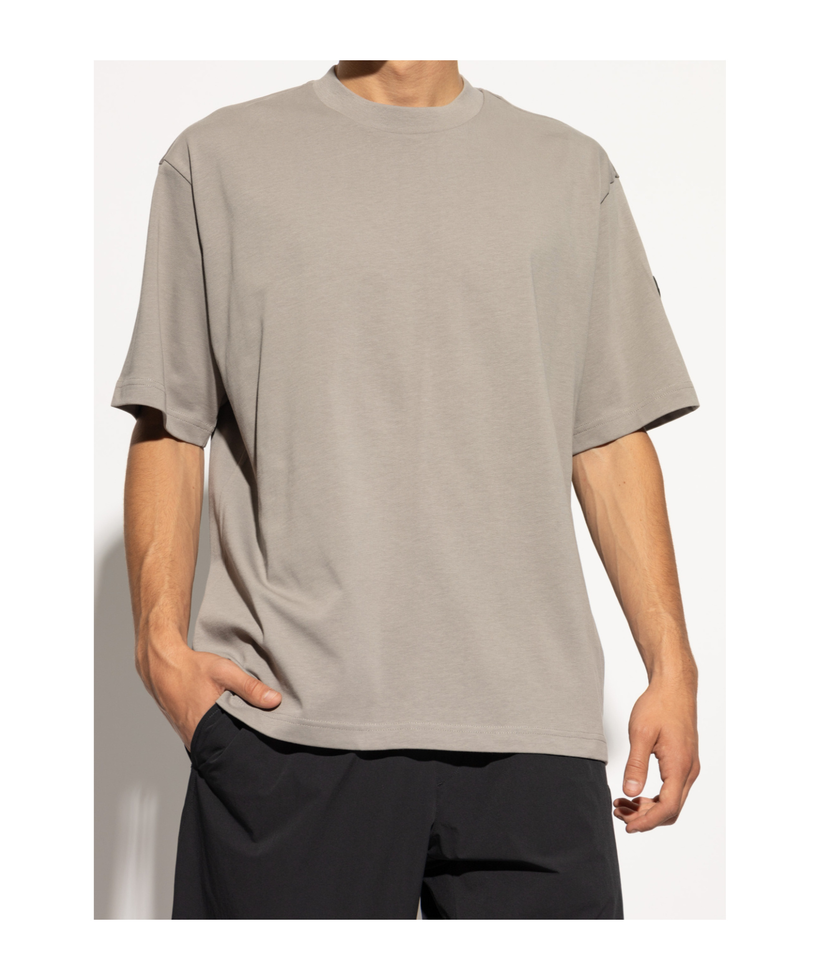 Moncler Short-sleeved T-shirt In Nude
