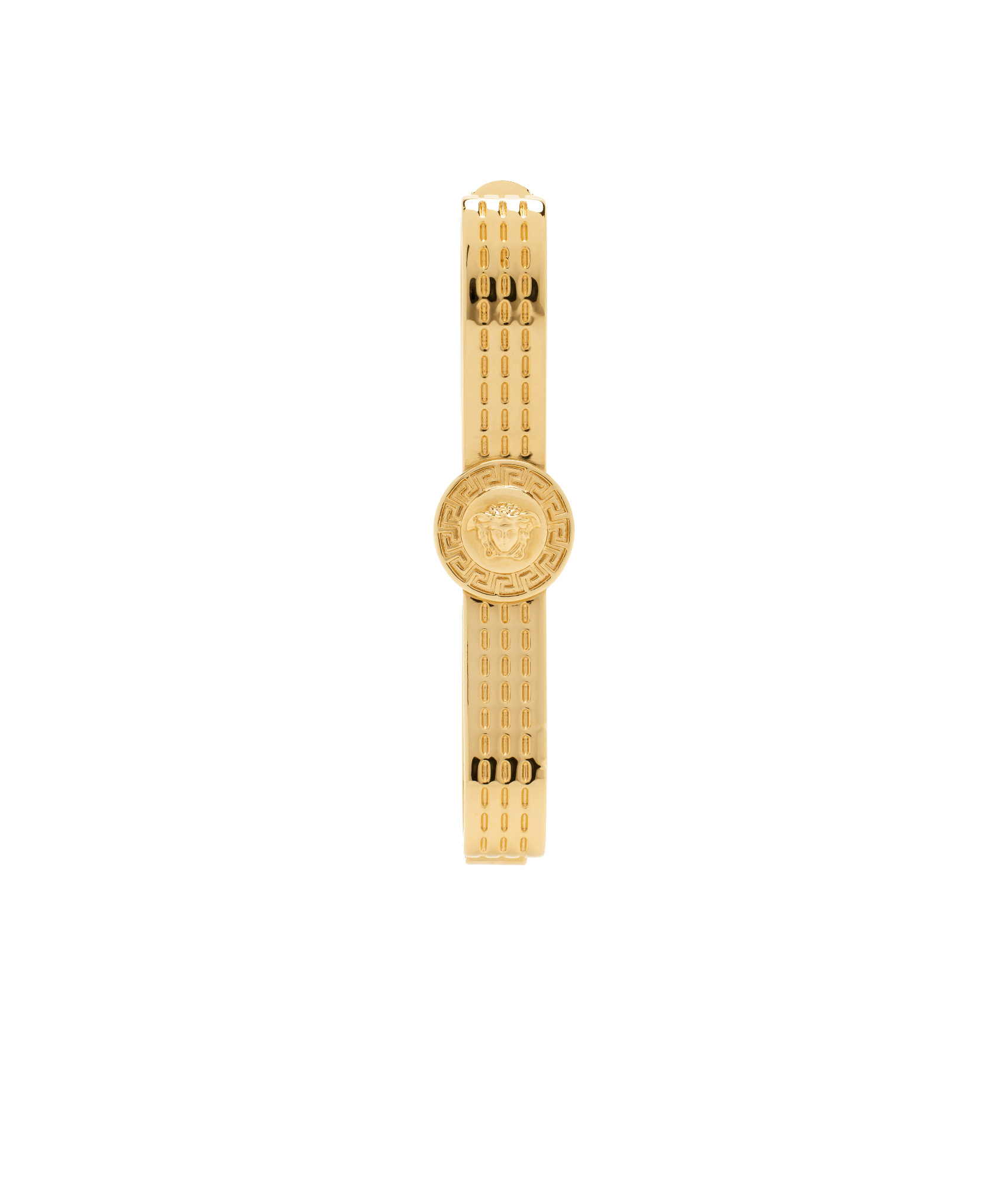 Versace Logo Hair Accessories In Yellow