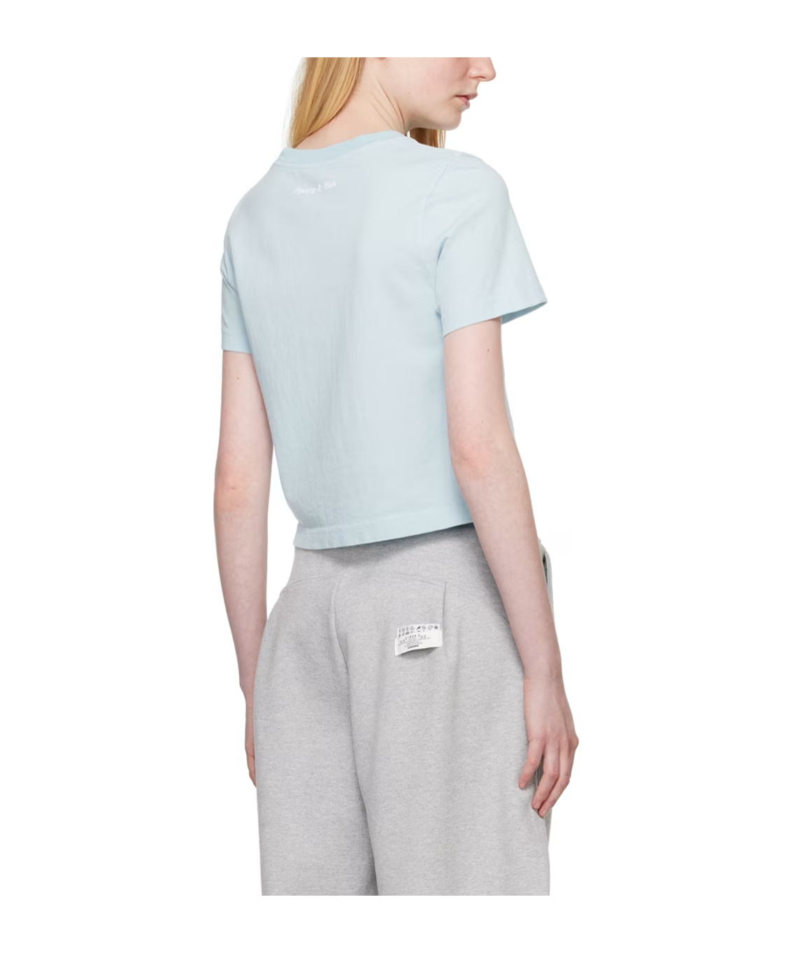 Sporty And Rich Be Nice Short-sleeved T-shirt In Blue