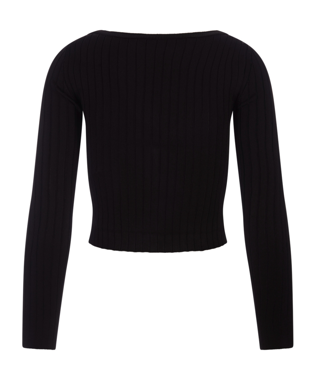 Marni Logo Intarsia Ribbed Cardigan In Black
