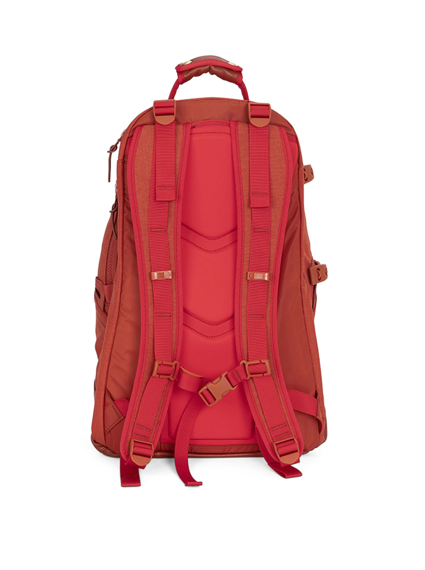 Visvim Logo-patch Zip Backpack In Orange