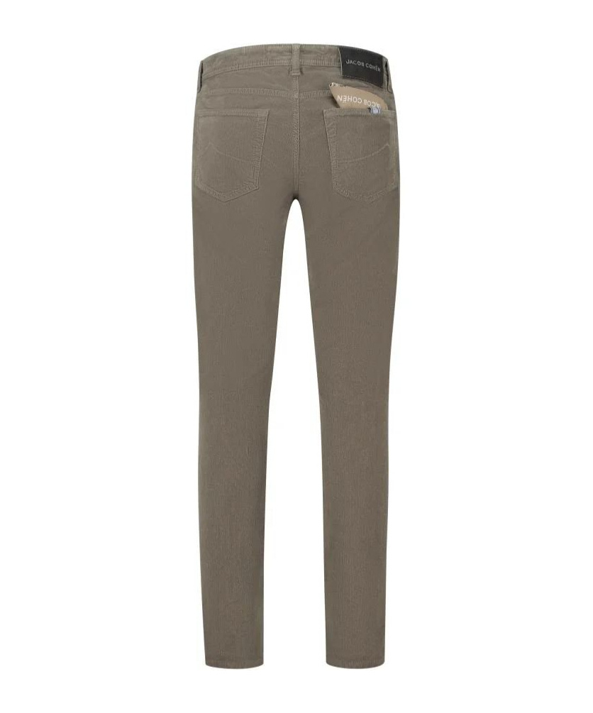 Jacob Cohen Mid-rise Straight Trousers In Green