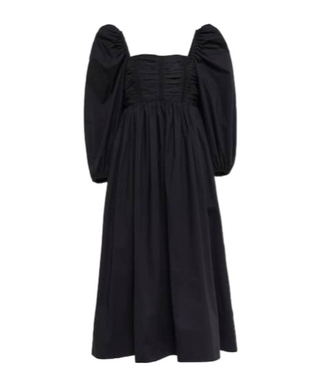 Ulla Johnson Pleated Dress In Black