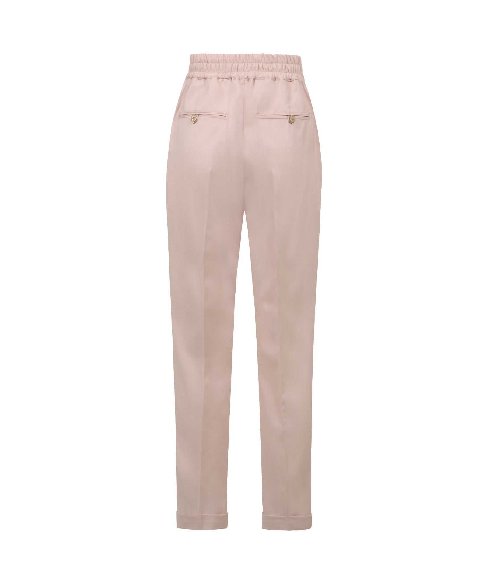 Kiton Pleated Drawstring Casual Pants In Nude